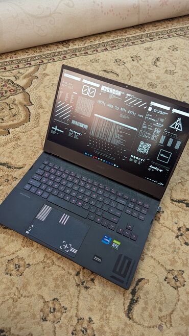 ноутбук игровый: Ноутбук, 16 ГБ ОЭТ, Intel Core i7, 16 ", Колдонулган, Оюндар үчүн, эс тутум SSD