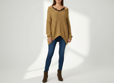 Jumpers: ITALY FASHION, Women`s sweater, size One size