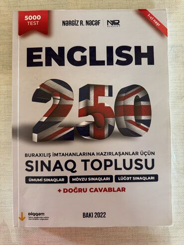 5 ci sinif rus dili kitabı: İng dili nərgiz nəcəf 250 sınaq toplusu