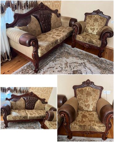 Mebel: İşlənmiş, Divan, 2 kreslo