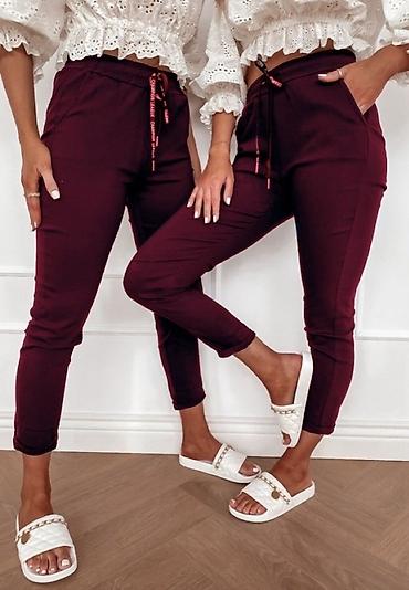 Pantalone: 💫Ženske pantalone – model sa manžetnama - Kroj: uske nogavice do — 11