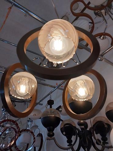 Çilçıraqlar: Çılçıraq, 3 lampa, Metal — 6