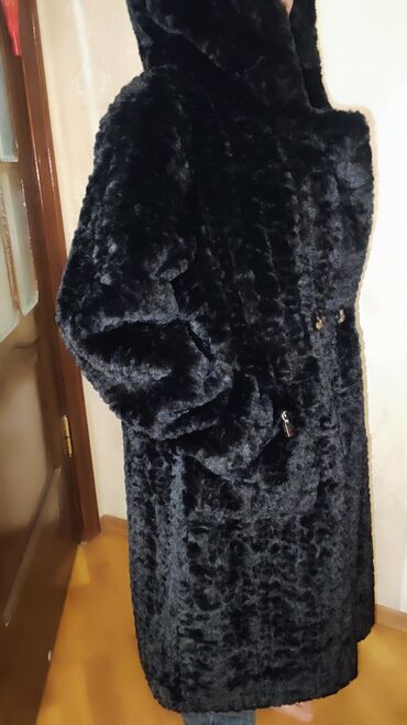qara palto: Palto, Alexander McQueen, XL (EU 42), rəng - Qara