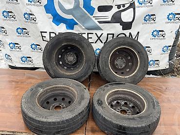 Колеса в сборе: Колеса в сборе 225 / 70 / R 15, Зима, Б/у, Комплект, Легкий коммерческий транспорт (C/LT), Железные, отверстий - 5 — 17