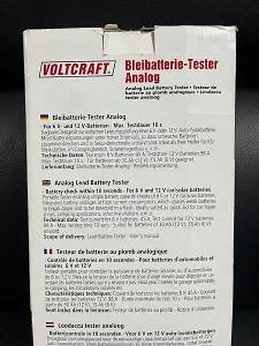 Multimetri: Voltcraft FY-64 – analogni tester opterećenja za olovne akumulatore - — 12