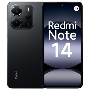 Redmi: Redmi, Redmi Note 14, Новый, 256 ГБ, цвет - Черный, 1 SIM, 2 SIM