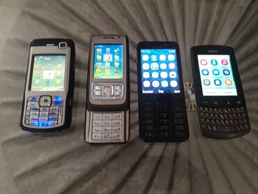 nokia 1108: Nokia N70, < 2 GB Memory Capacity, rəng - Gümüşü, Düyməli