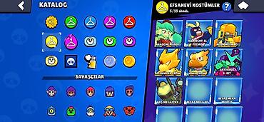 Digər bijuteriyalar: Brawl Stars hesabı – yüksək inkişaflı və zəngin kolleksiya - Kupa — 7