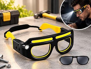 Eynəklər: Fənər-eynək TD-0307 TD-0307 Sensorlu Və COB LED-li Fənər Eynək – — 1