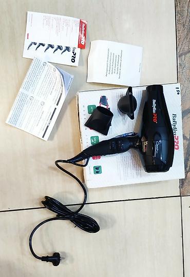 Məişət texnikası: Fen hava feni BaByliss PRO 2400 watt tam orjinal professional salon — 5
