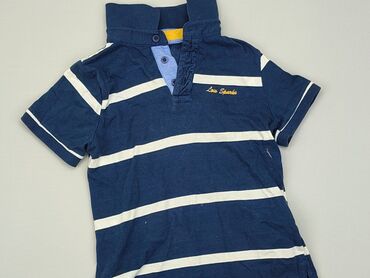 koszulka niebieska: Koszulka, 5-6 lat, 110-116 cm, stan - Dobry
