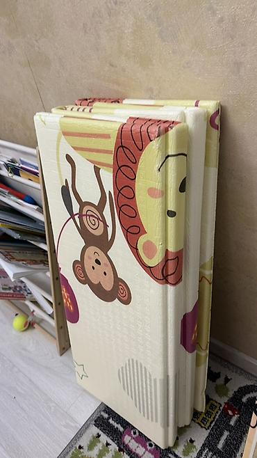 детский плашатка: Складной двусторонний детский игровой коврик 180х200х2 Большой — 2