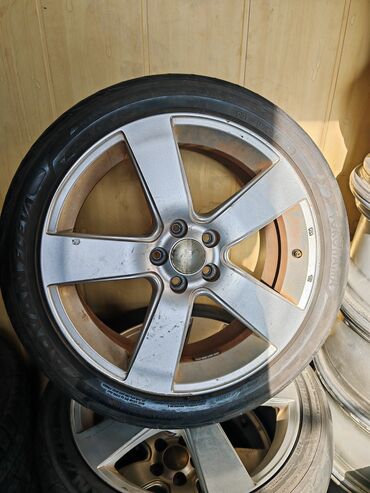 колесо шины: Колеса в сборе R 17, Б/у, Комплект, Литые, отверстий - 5