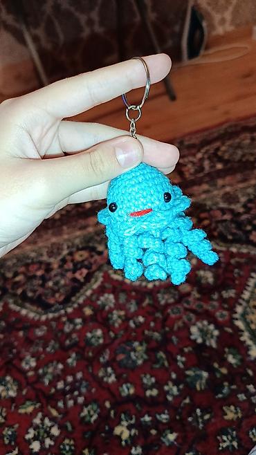 Aksesuarlar: Əl işi amigurumi breloklar seti - Material: yumşaq iplik (pamuk/akril — 5