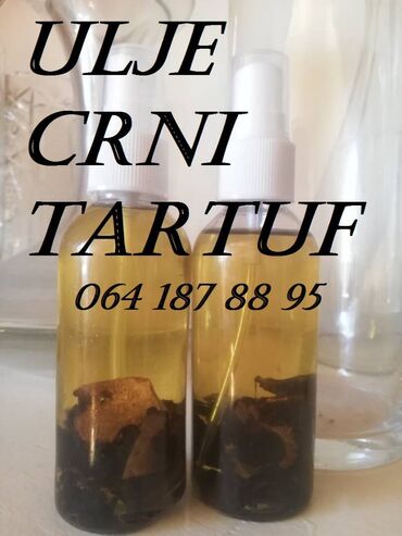 jakne za francuskog buldoga: Divlji crni tartuf (Tuber Aestivum), sa listicima tartufa u ulju