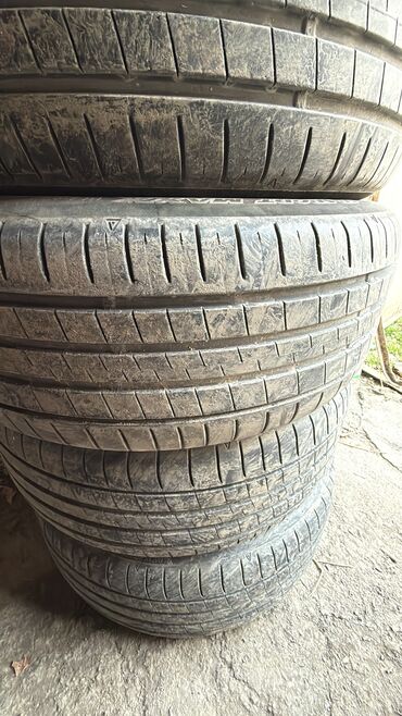 диски 15r: Шины 215 / 55 / R 17, Лето, Б/у, Комплект, Легковые, Япония, Dunlop