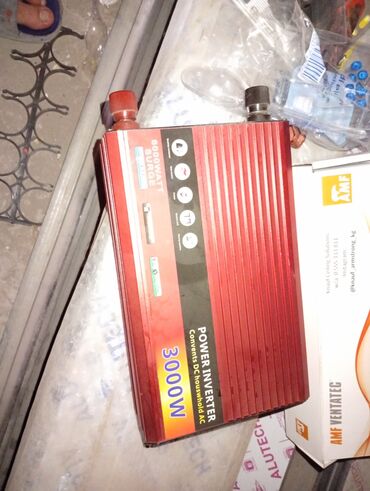 инвертар: Инвертор 
Новый 3000 w
ещё один есть 2000w 
срочно прям