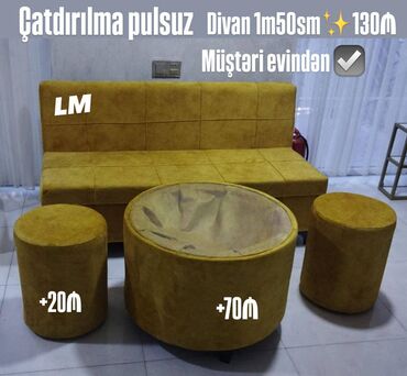 Divan və masa dəstləri: Mini-divan, Yeni