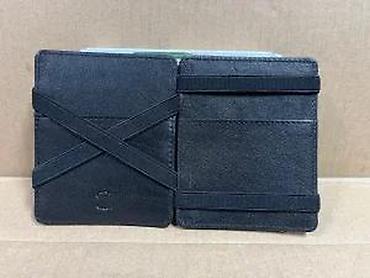 Novčanici: Livergy Premium “Magic Wallet” – crni kožni novčanik/kartičar - — 11