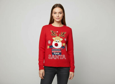 bluzy ze śmiesznym napisem: Woman Collection, Sweter damski, rozmiar XS