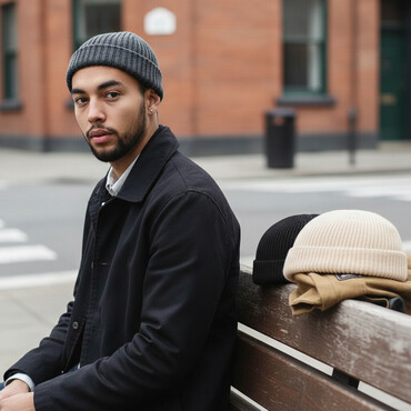 Шапки: Шапка, Докер, Трикотаж, Осень-весна, Крупная вязка at lalafo.kg — 1 Шапки: Шапка, Докер, Трикотаж, Осень-весна, Крупная вязка — 1