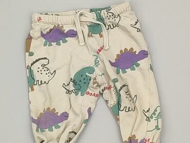 h and m legginsy: Spodnie dresowe, H&M Kids, 9-12 m, 74-80 cm, stan - Dobry