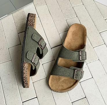 Сандалдар жана шлепкалар: Эркектердин сандалийи, 40, Birkenstock, Жаңы, түсү - Жашыл, Өзү алып кетүү, Акылуу жеткирүү — 1