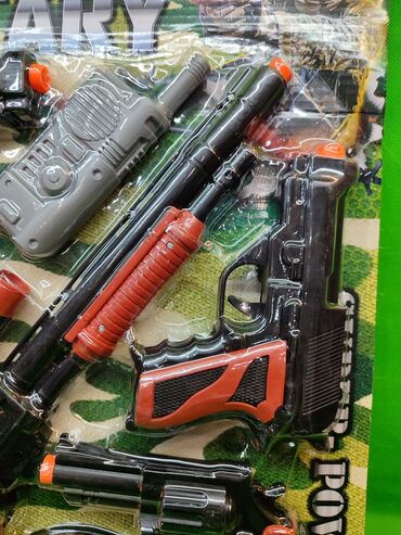 Игрушки: Оружие детский набор игрушек в ассортименте🔥 Комплектация товара — 8