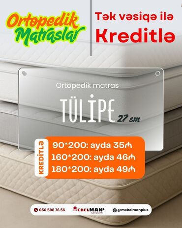 Matraslar: Yeni, Ortopedik matras, İki nəfərlik — 8