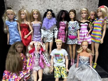 kuklalar evi: Barbie kuklaları kolleksiyası – müxtəlif modellər və geyim dəstləri - — 5