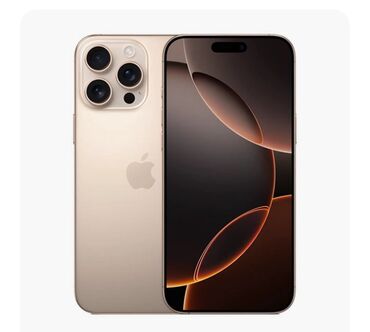 айфон икс с: IPhone 16 Pro Max, Жаңы, 256 ГБ, Алтын, 100 %