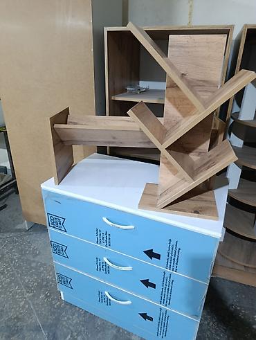 Парты: Парта, Новый, С полками, Для мальчика, Взрослая, ДСП, Платная доставка, цвет - Серый — 2