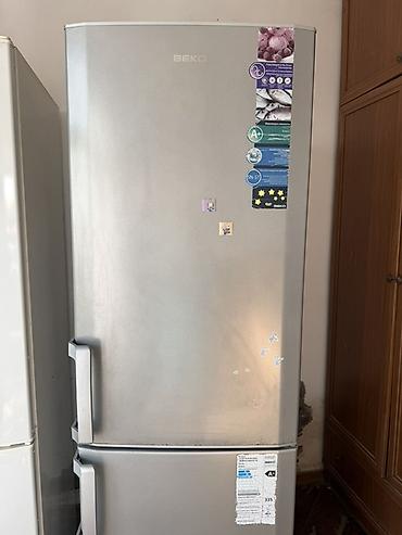 ev telefonu borcu: Beko iki qapılı soyuducu (alt kamera dondurucu) - Rəng: gümüş (inox — 4