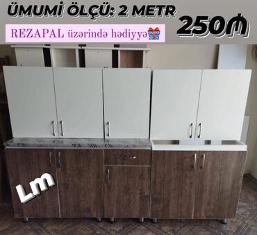 где купить старую мебель: *Mətbəx mebellərinin sifarişlə hazırlanması✔️* Ölçü : 2 metr üst