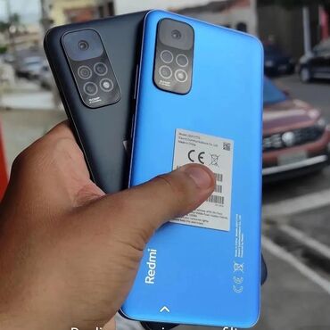 Mobil telefon və aksesuarlar: Xiaomi Redmi Note 11 | 128 GB rəng - Göy | Zəmanət, Sensor, Barmaq izi