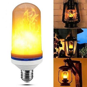 mini banane: Plamen led sijalica e27 imitacija vatre. LED svetla imitira veoma — 3