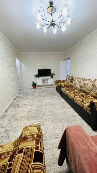 3 ком квартира бишкек: 3 комнаты, 58 м², 104 серия, 1 этаж, Евроремонт