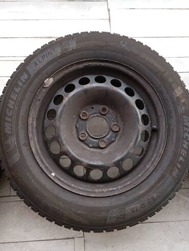 Auto delovi: Mercedes felne sa gumama ZIMSKE MIchelin ALPINE 6 Mercedes celicne — 6