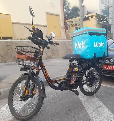 elektrikli velosiped irsad: Yeni Elektrik velosipedi 20", sürətlərin sayı: 1, 350-500 Vt — 1