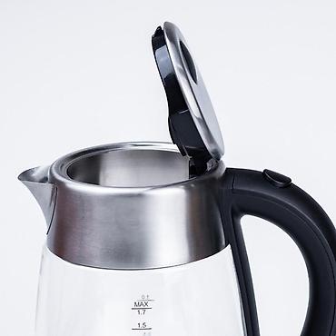 Mətbəx texnikası: №: 4853 Məhsulun adı: Elektrik çaydan Sokany SK-09003 Black/Silver — 4