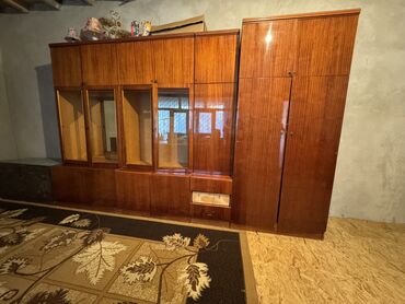 кровать со шкафом: Шкаф для одежды, Прямой, ЛДСП