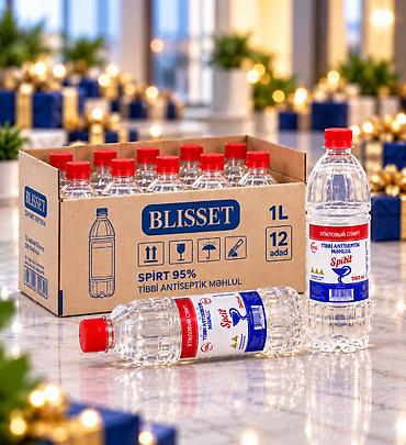 toner: Blisset tibbi antiseptik məhlul — 95% spirt 🧴 1 litrlik qablaşdırma — 1