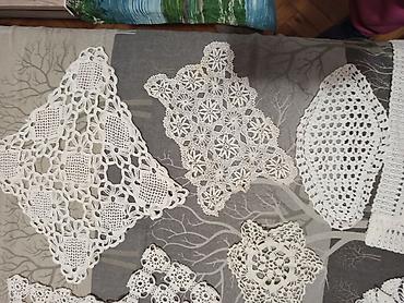 Kuhinjski tekstil: Milje. Heklani stolnjaci.Imam 7 istih 37cm precnik — 14