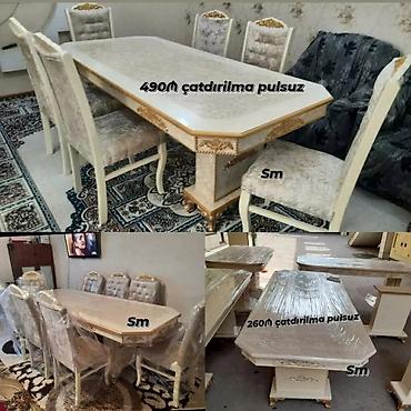 Ev və bağ: Stol stul dəstlərimiz hər ölçüde her madelde Ucuz və keyfiyyətli Bizde — 9