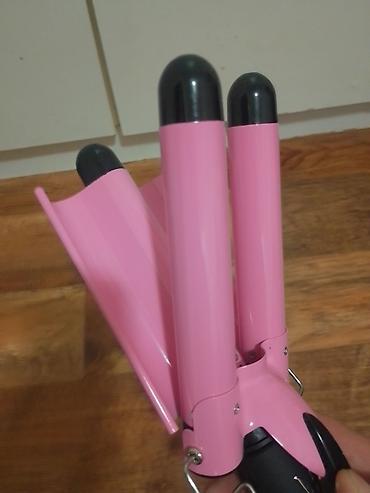 Figaro za kosu: Figaro-Trostruki uvijac za talasastu kosu je potpuno ispravan, u — 9