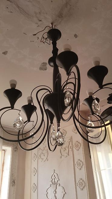 lyustur: Çılçıraq, 8 lampa, Metal — 2