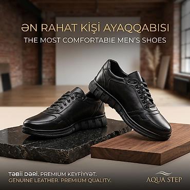 prestige ruby qiymeti: Kişilər üçün rahat gündəlik ayaqqabı – Aqua Step Təbii dəridən — 1