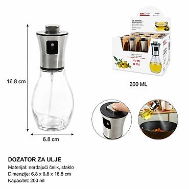 KMT Staklena boca 5412060 – dozator za ulje - Namenjena za na lalafo.rs KMT Staklena boca 5412060 – dozator za ulje - Namenjena za