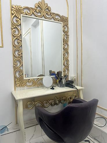 - Salon üçün vizaj/kosmetoloji iş stansiyası - Dəst: iri dekorativ