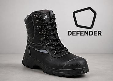 Ботинки летние с высокими берцами "Defender" с МП HK07006 — Ботинки